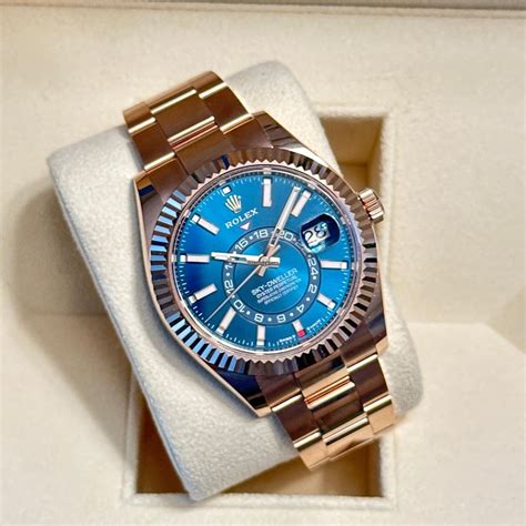 rolex sky dweller rosé vollgold|rolex sky dweller 336935 price.